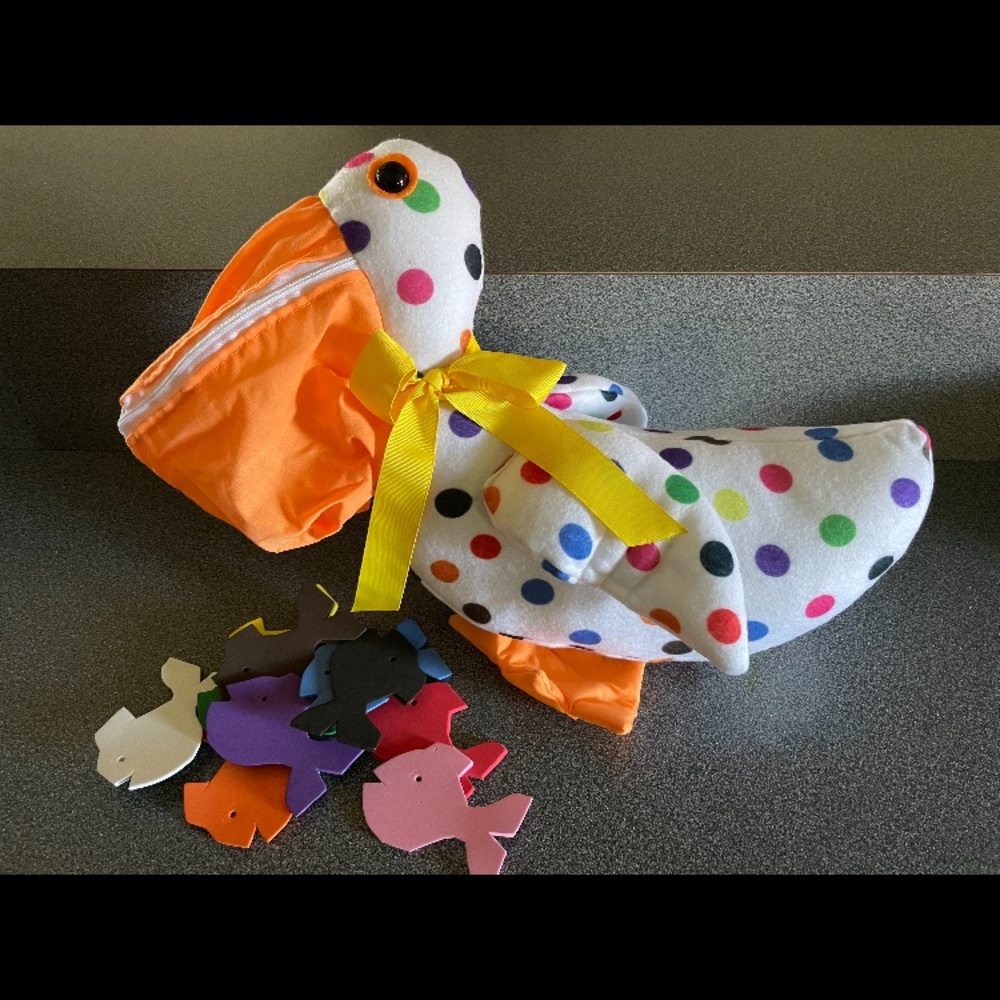 Help Learn Basic Colors with Peggy Pelican’s & Fish Buy 2 get one FREE